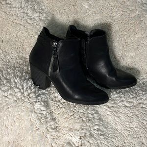 Black ankle boots